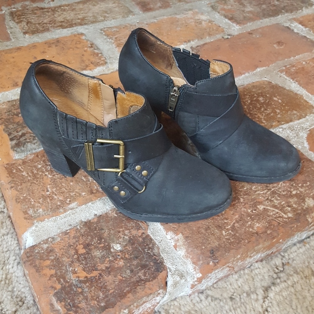 Clarks Leather Booties